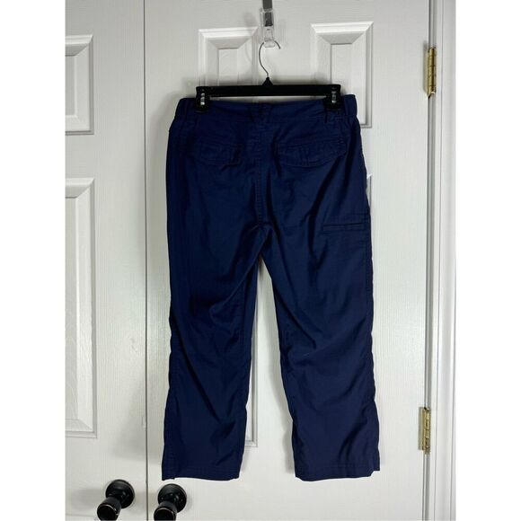 Duluth Trading Co Womens Navy Capris Size 4 - Picture 2 of 3